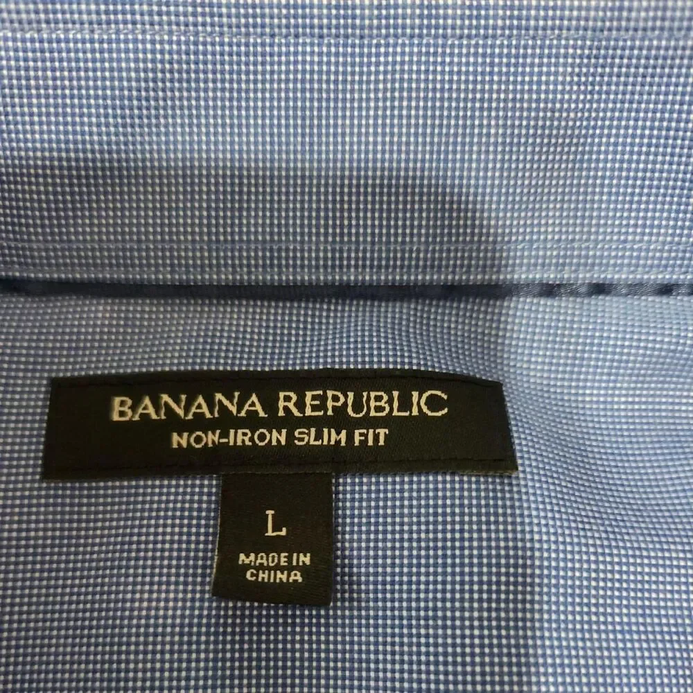 Banana-republic Men's Blue Shirt